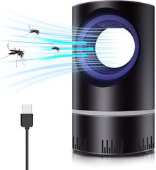 Mosquito Lamp International Eco Friendly Bug Zapper Electric Mosquito Lamp Dual Mosquito Zapper Lamp Indoor Insect Trap Portable Killer Catcher Trap Machine (BLACK)